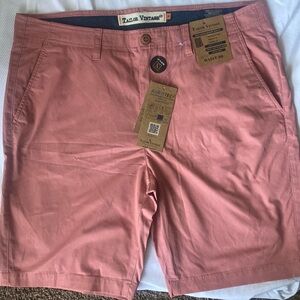 NWT Tailor Vintage Performance Stretch Cotton Men Shorts Nantucket Red Size 36